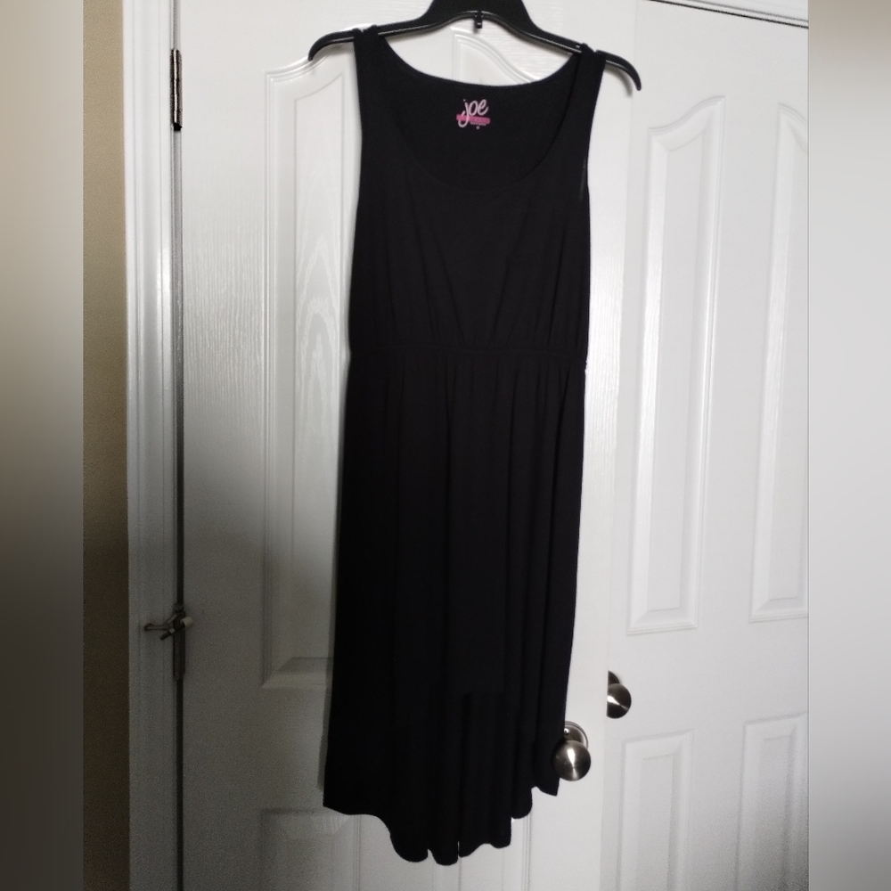 Joe Boxer Black Midi High Low Dress Size M